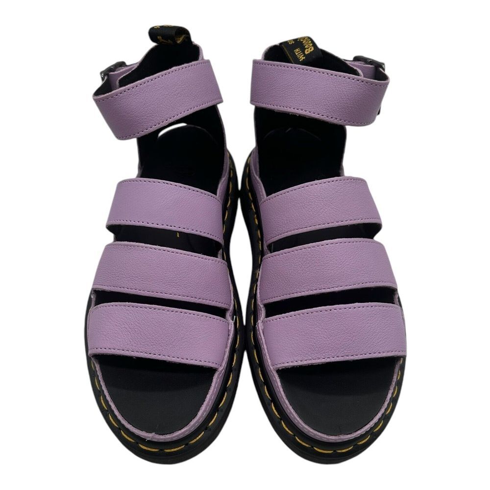 Dr. Martens Clarissa II Quad Sandals Women's Size 8 Lilac Purple Chunky Leather - Picture 5 of 10
